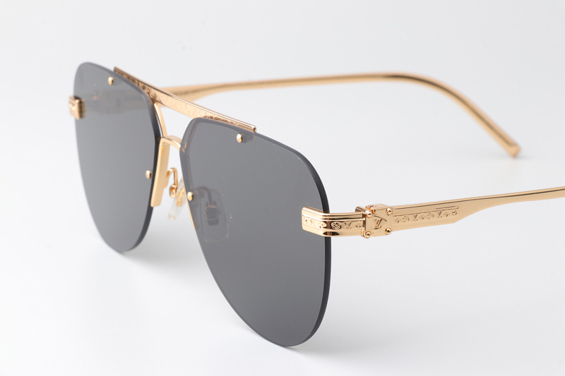 Z1261E Sunglasses Gold Gray