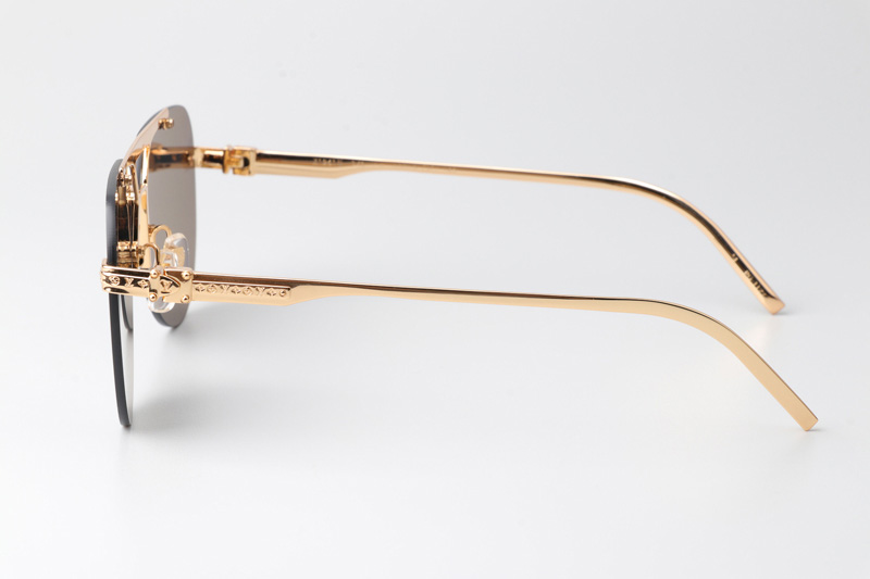 Z1261E Sunglasses Gold Gray