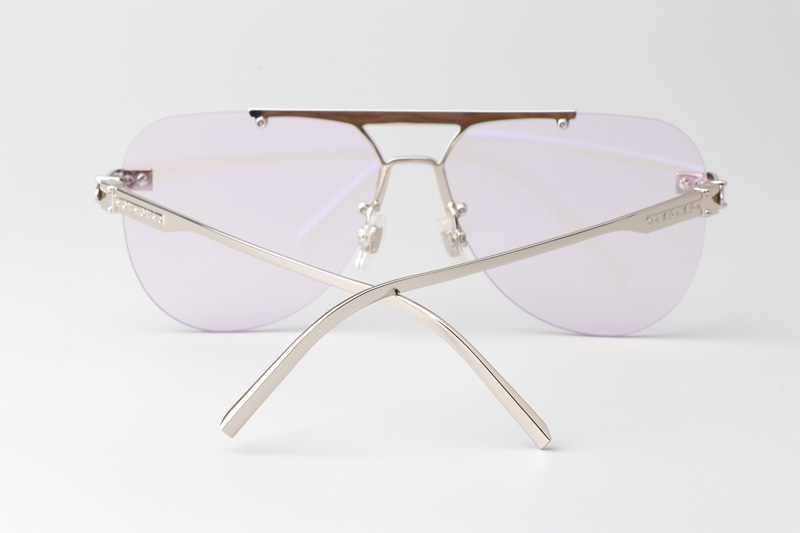 Z1261E Sunglasses Silver Purple