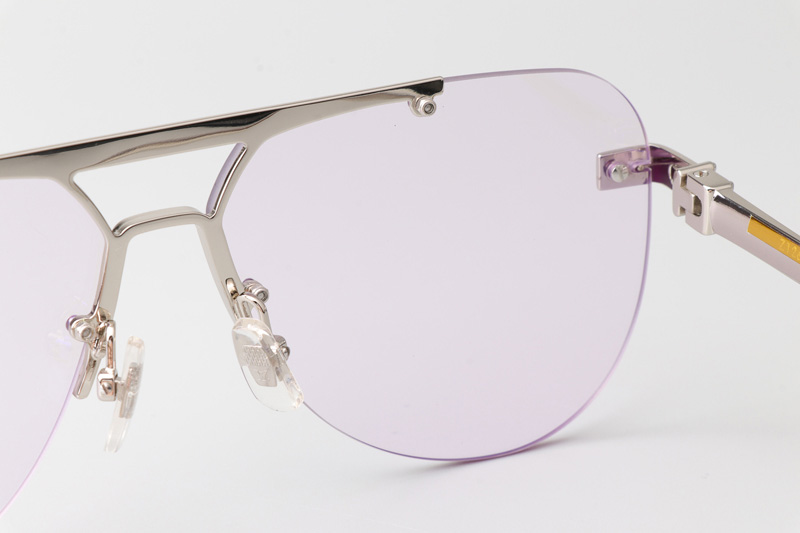 Z1261E Sunglasses Silver Purple