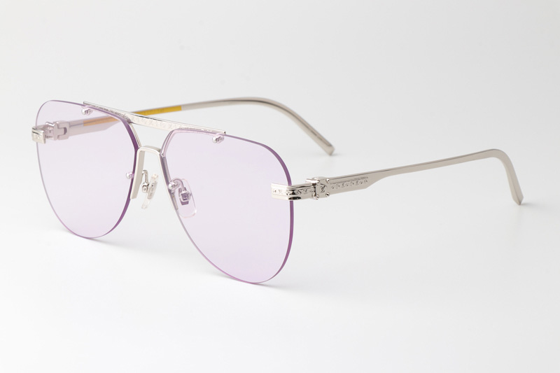 Z1261E Sunglasses Silver Purple