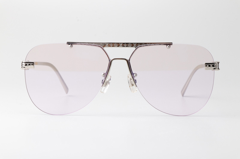 Z1261E Sunglasses Silver Purple