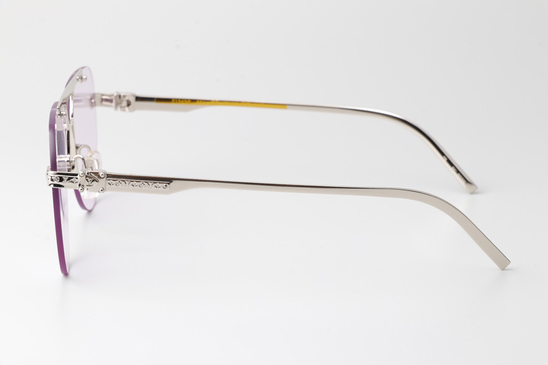 Z1261E Sunglasses Silver Purple