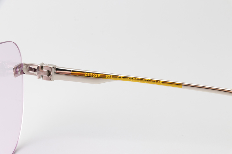 Z1261E Sunglasses Silver Purple