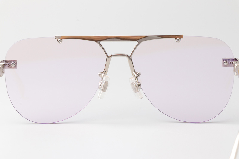 Z1261E Sunglasses Silver Purple
