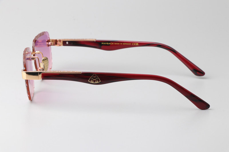 Z131 Sunglasses Gold Gradient Purple