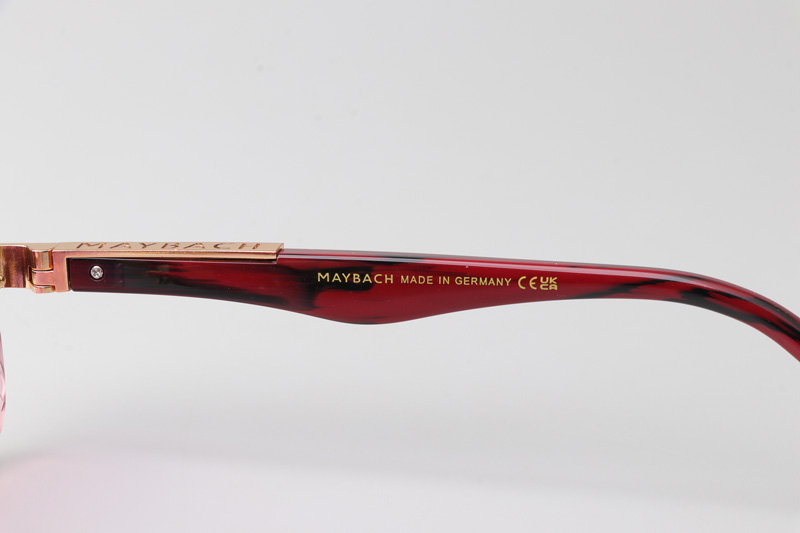 Z131 Sunglasses Gold Gradient Purple