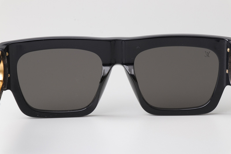 Z1478E Sunglasses Black Gold Gray