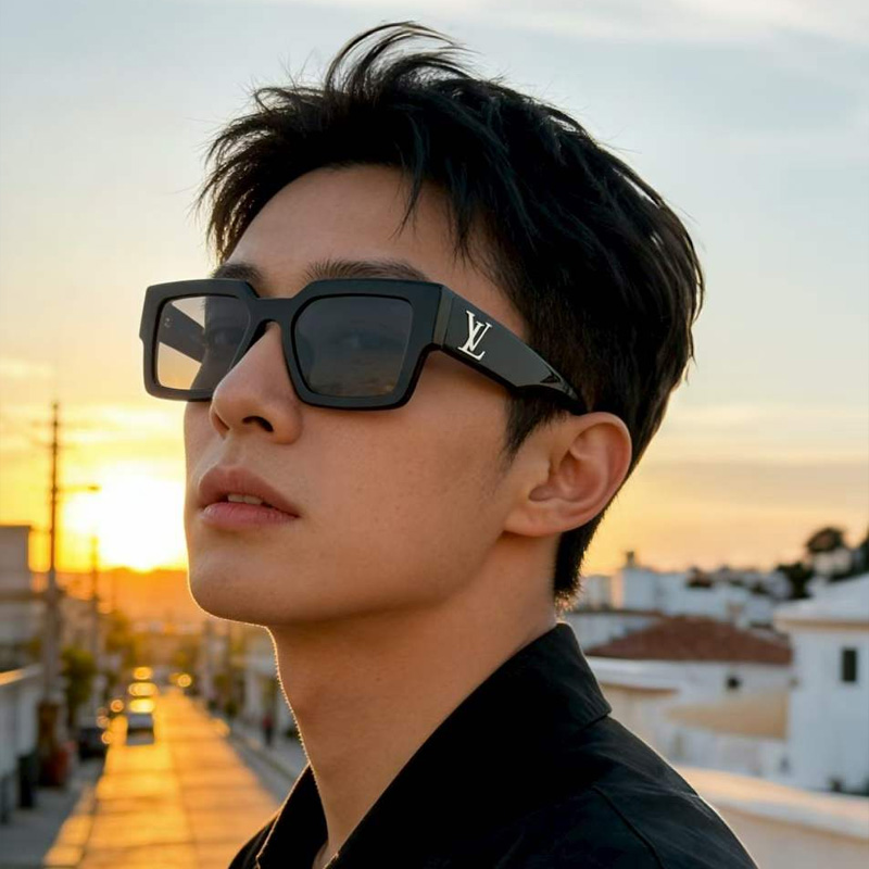 Z1579W Sunglasses Black Silver Gray