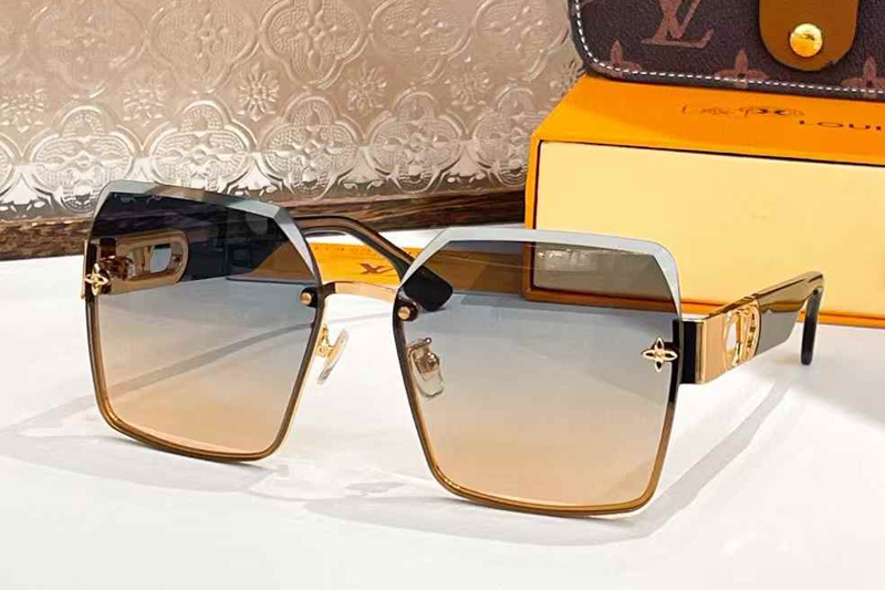 Z1723E Sunglasses Black Gradient Blue