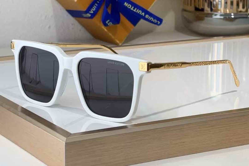 Z1826W Sunglasses White Gray