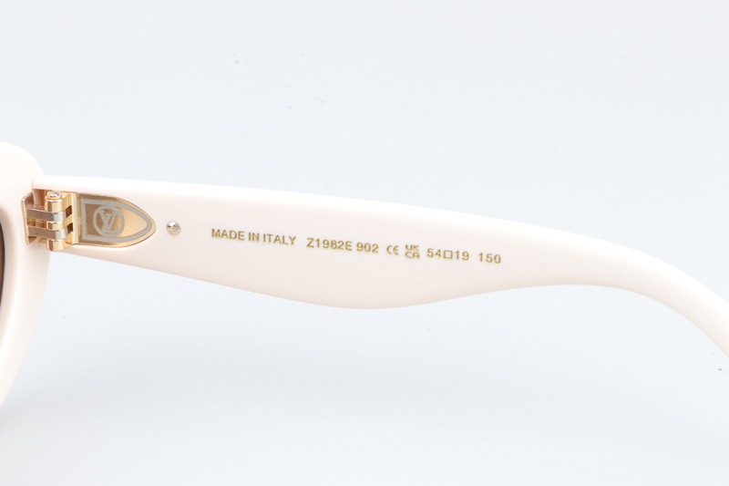 Z1982E Sunglasses Cream Brown