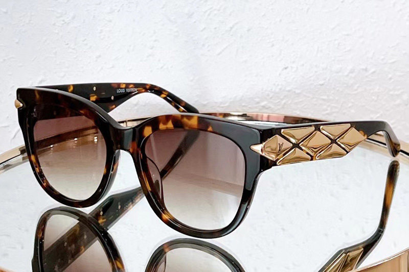 Z1988E Sunglasses In Tortoise Gold Gradient Brown
