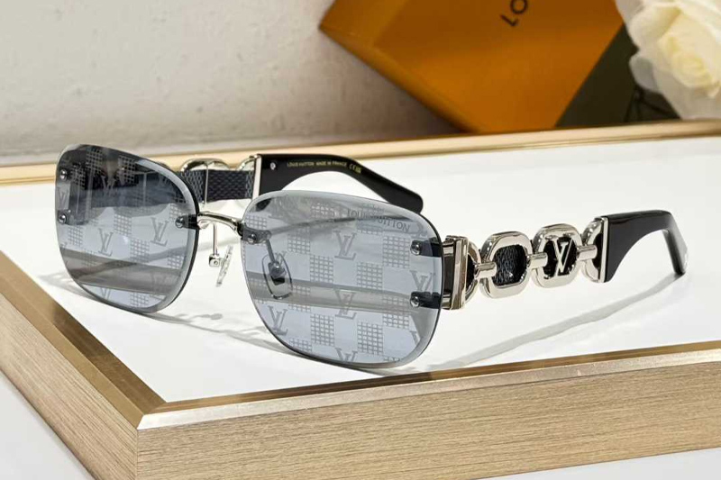 Z2057U Sunglasses Black Mirror Logo