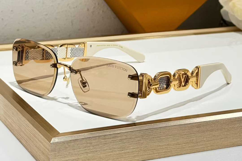 Z2057U Sunglasses White Brown