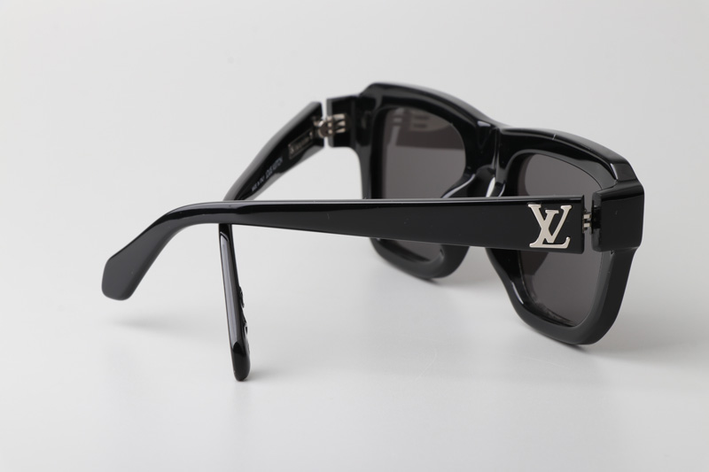 Z2505E Sunglasses Black Silver Gray