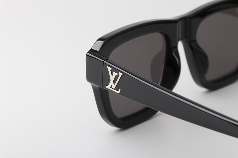 Z2505E Sunglasses Black Silver Gray