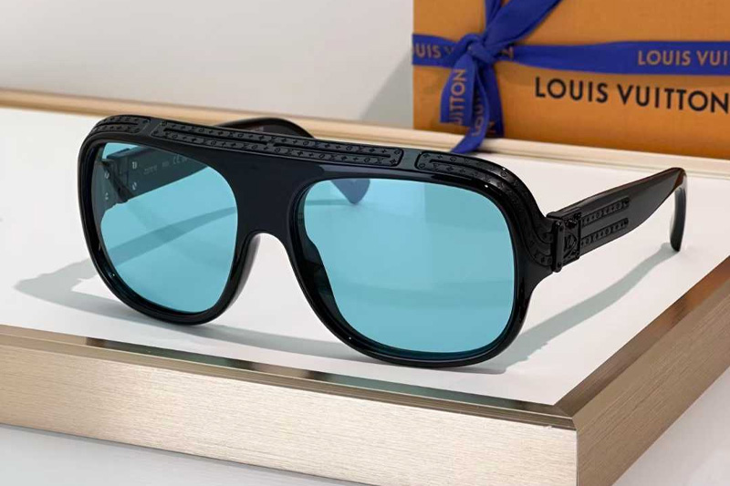 Z2517U Sunglasses Black Blue