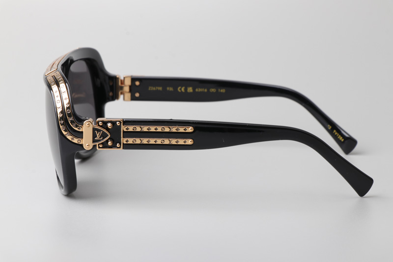 Z2517U Sunglasses Black Gray