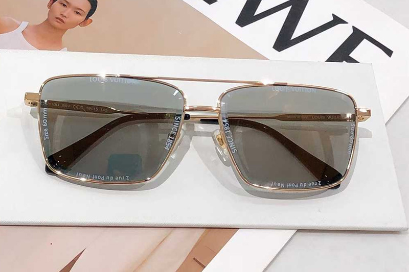 Z2610U Sunglasses Gold Light Gray