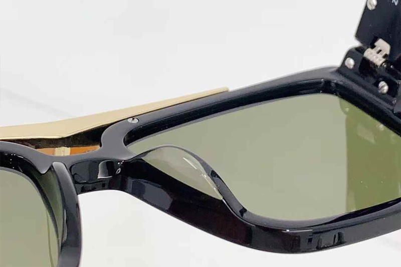 Z2700U Sunglasses Black Green
