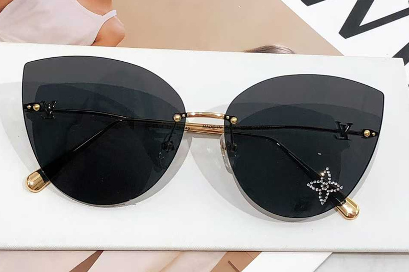 Z2827U Sunglasses Gold Gray