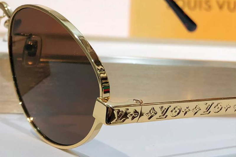 Z2958U Sunglasses Gold Brown