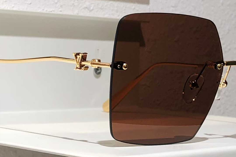Z2961U Sunglasses Gold Brown