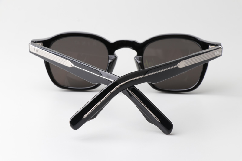 Zephirin Sunglasses Black Silver Gray