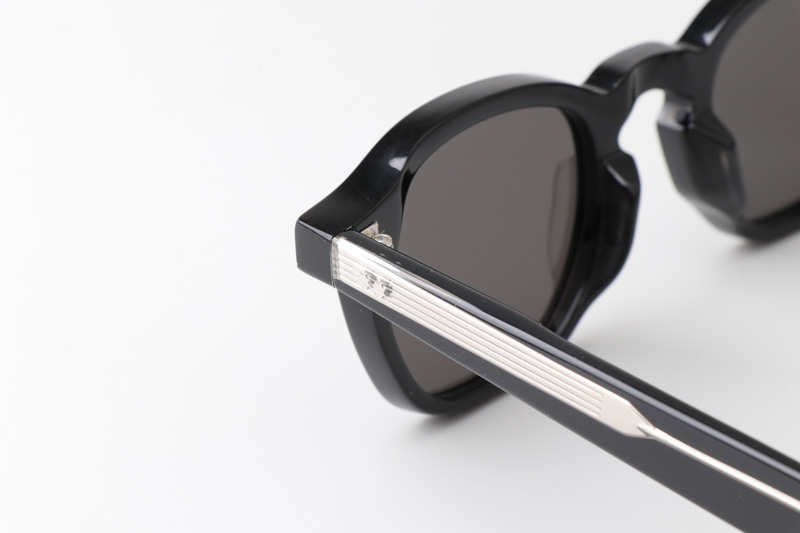 Zephirin Sunglasses Black Silver Gray