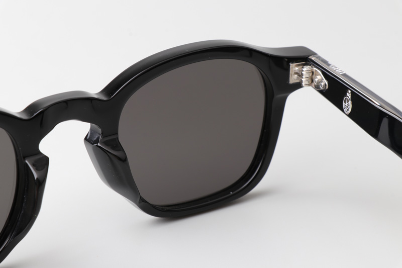 Zephirin Sunglasses Black Silver Gray