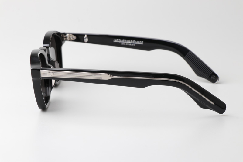 Zephirin Sunglasses Black Silver Gray