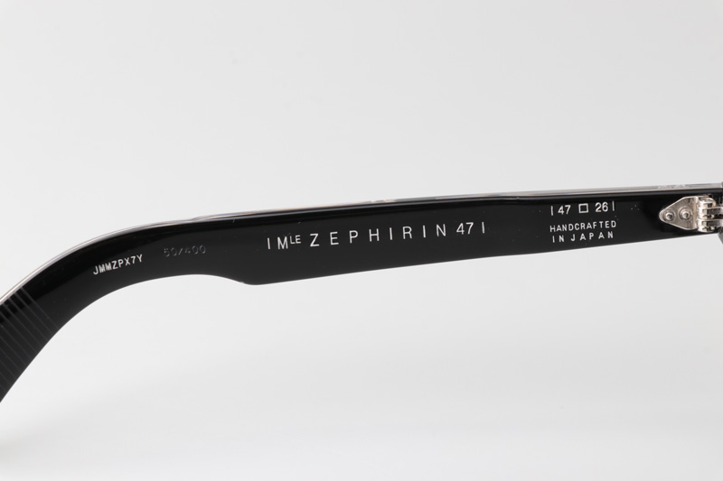 Zephirin Sunglasses Black Silver Gray