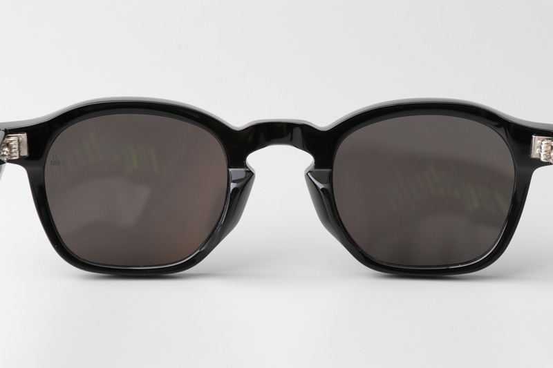 Zephirin Sunglasses Black Silver Gray
